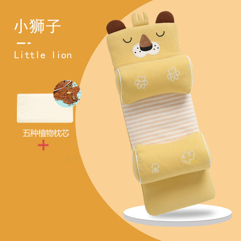 Baby pillow shaping pillow to correct head shape, breathable, children 0-1 years old, newborn baby, four seasons to prevent head tilt