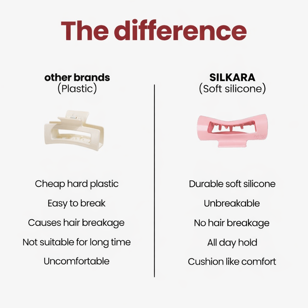 SILKARA™ Flexi & Soft Grip HairClip