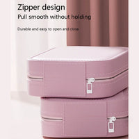 Compact Makeup Vanity With LED Mirror