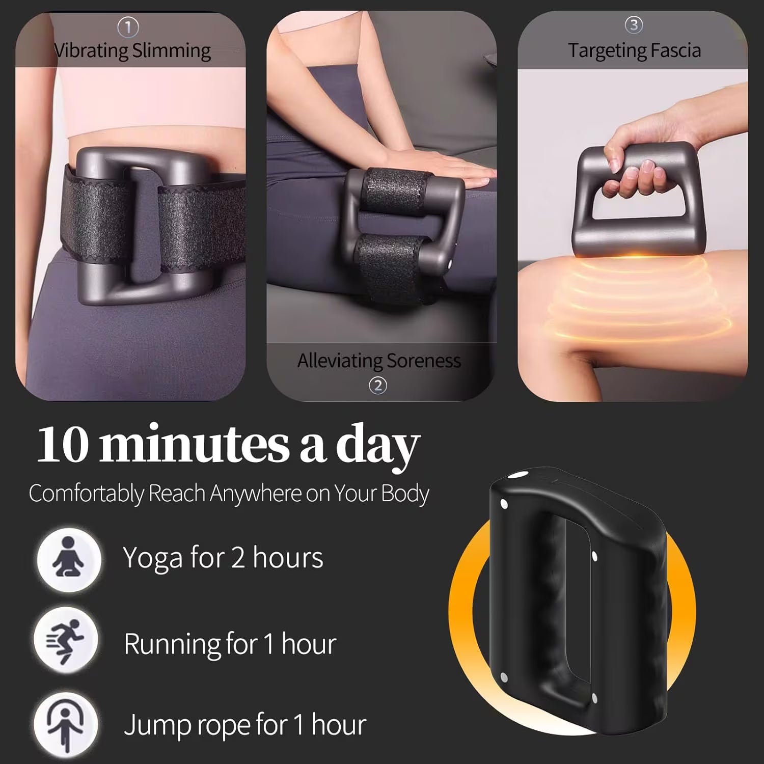 15-Minute Smart Ab Toning Belt | No Workout Waist Slimming Device for Men & Women