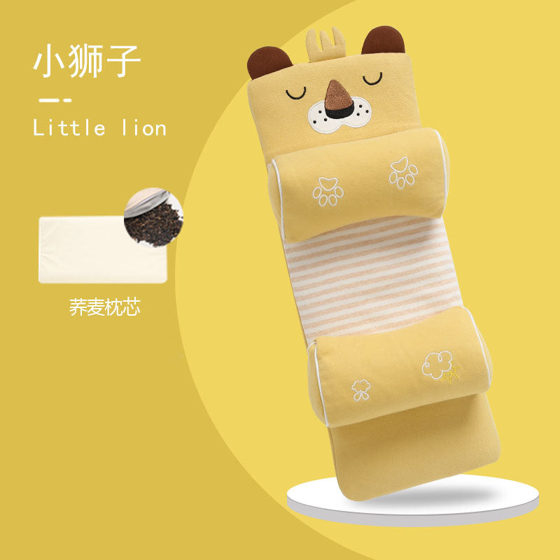 Baby pillow shaping pillow to correct head shape, breathable, children 0-1 years old, newborn baby, four seasons to prevent head tilt