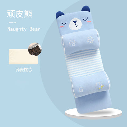 Baby pillow shaping pillow to correct head shape, breathable, children 0-1 years old, newborn baby, four seasons to prevent head tilt