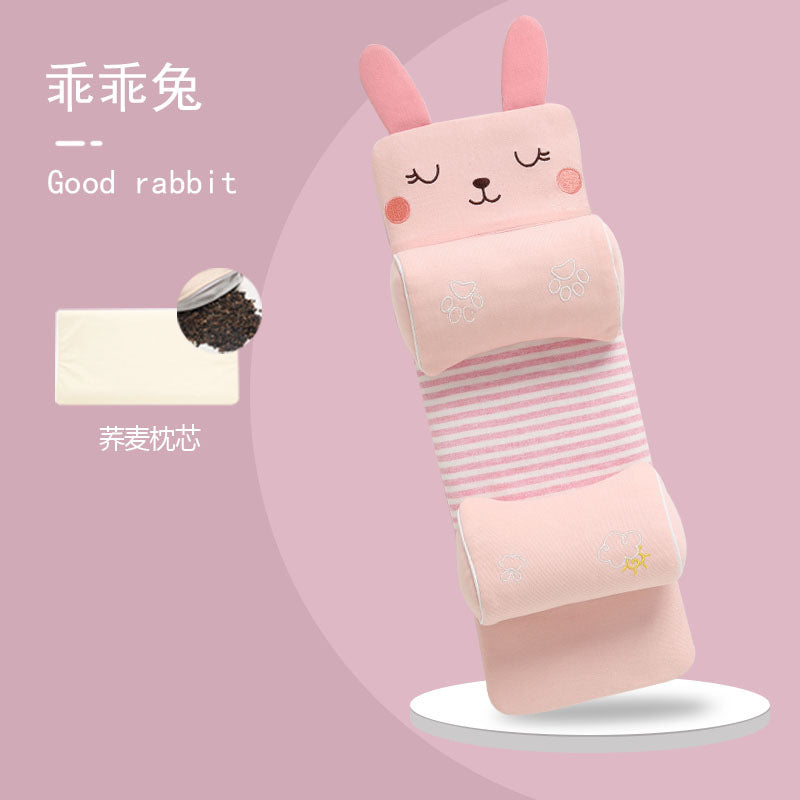 Baby pillow shaping pillow to correct head shape, breathable, children 0-1 years old, newborn baby, four seasons to prevent head tilt