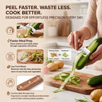 PurePeeler™ – Stainless Peeler | High-Grade Durability | Clean, Precision Peeling + Bottle Opener
