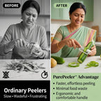 PurePeeler™ – Stainless Peeler | High-Grade Durability | Clean, Precision Peeling + Bottle Opener