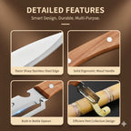 PurePeeler™ – Stainless Peeler | High-Grade Durability | Clean, Precision Peeling + Bottle Opener